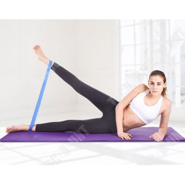 TD® Silikone elastisk træningsbånd Squat øvelse stræk bånd yoga modstand ring