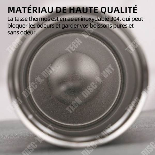 Isolerad Kopp - TD - 18oz - Rostfritt Stål 304 - Vakuumisolerad - Halkfri vit