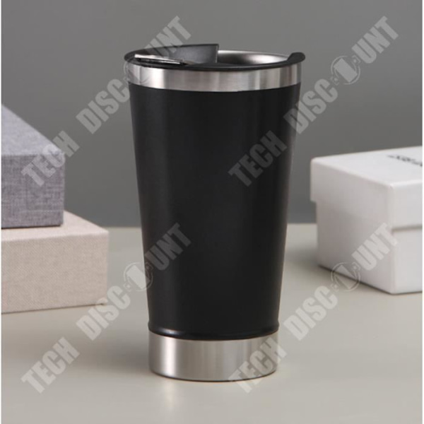 TD® kaffemugg dubbellagers värmekonservering och kylförvaring Bilkopp i rostfritt stål för bilport