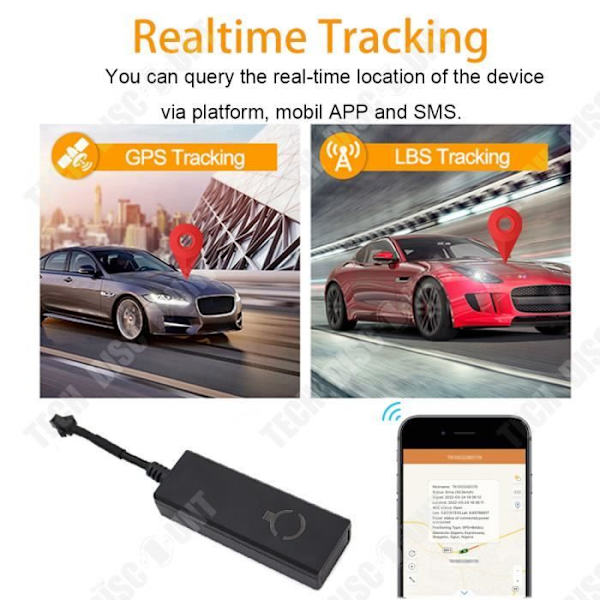 TD® GPS Locator Lämplig för olika bilmodeller Spåravläsning Geofence Spårning i realtid
