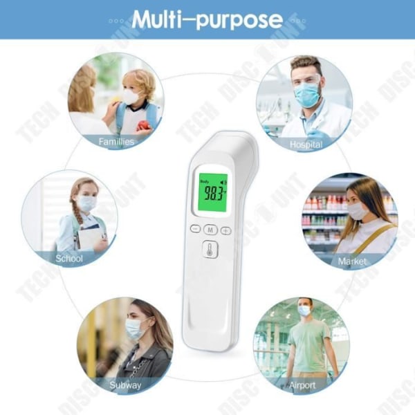 TD® Infrarød termometer uden kontakt bærbart termometer pistoltype termometer pande termometer
