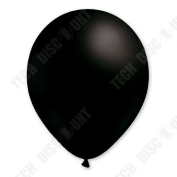 TD® Sort latex balloner 28 cm 100 stk i farverne sort, hvid - dekorative balloner til arrangementer, fødselsdage, fester, dimissioner..