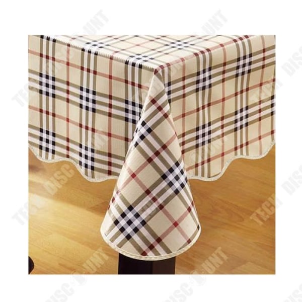 TD® rektangulär duk anti-fläck PVC toppskydd skydd skotsk design matsal kök dekoration billigt