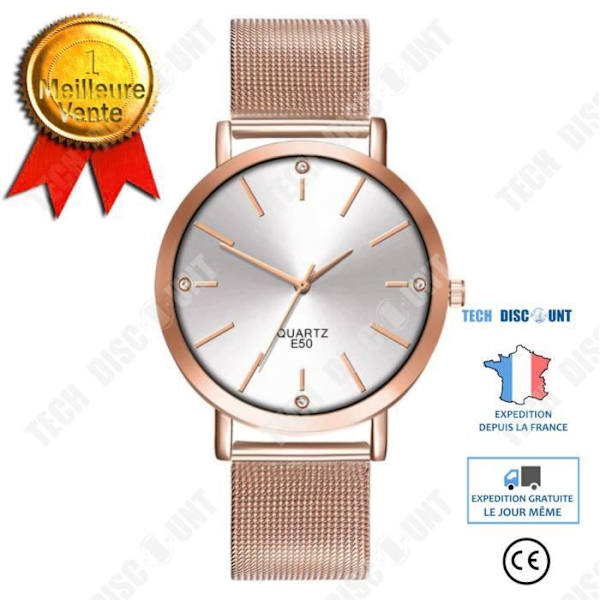 TD® Quartz Armbåndsure Casual og Business Series Mesh bælteur gave til mænd 25385