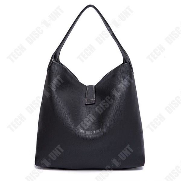 TD® Bärbar Retro Dumpling Ryggsäck Grain Pebble Pattern One Shoulder Underarm Väska Stor kapacitet PU-väska dam