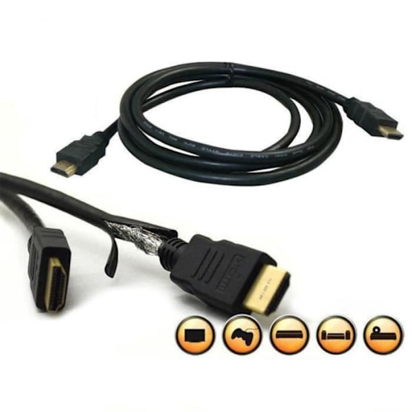 TD® HDMI-kabel universel kompatibilitet spilkonsoller fjernsyn høj opløsning ideel til projektionsindhold via enheder