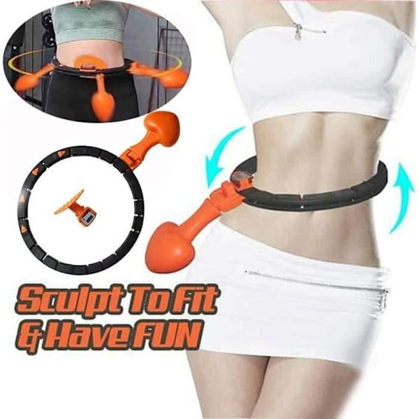 Cerceau med Automatisk Rotation OUTAD - Justerbar - Sort og Orange - Fitness svart och orange