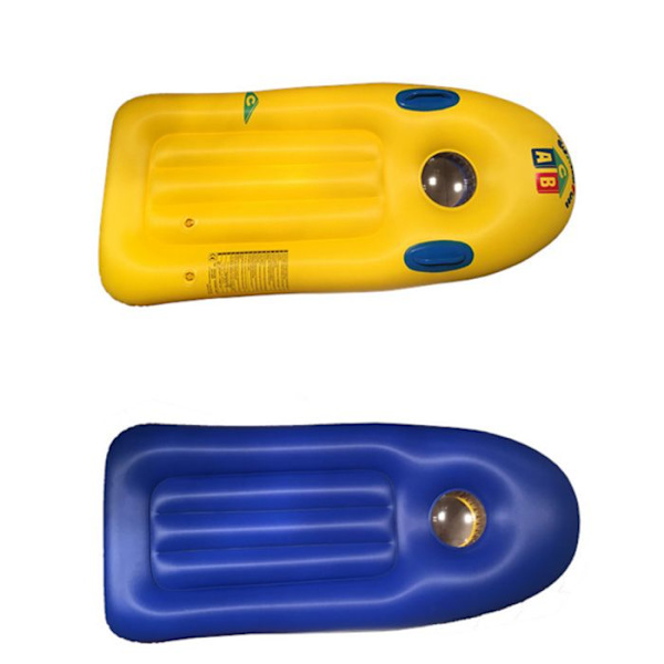 Oppustelig flydende seng TD® 119x58cm Sikkerhedshåndtag Lufttæt design
