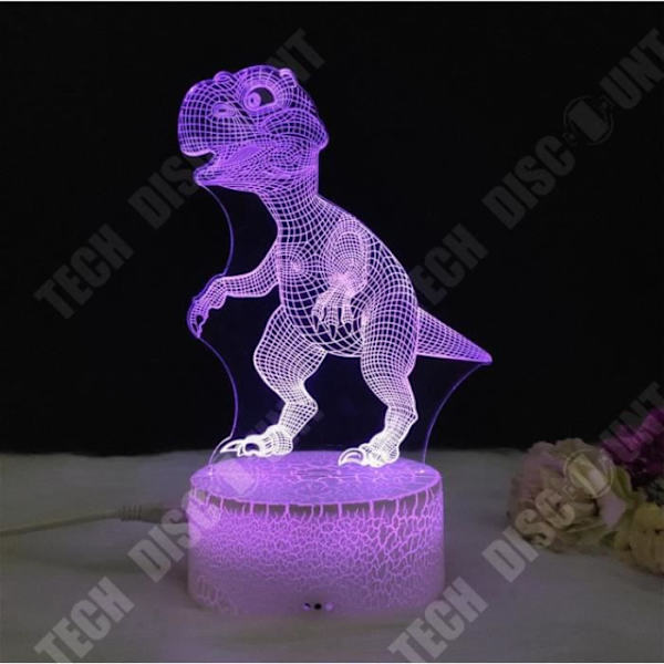 TD® Nightlight 3D färgglad touch sovrumslampa