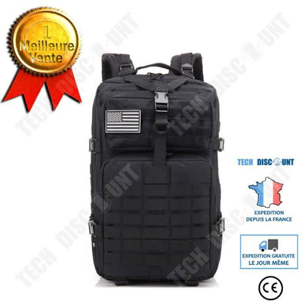 Ryggsäck - TD® - Kamouflage - Vattentät - 36-55L - Blandat Kamouflage