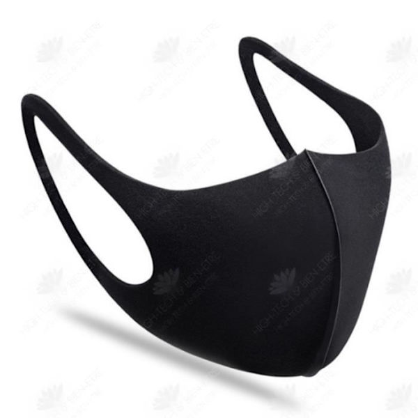 HTBE® 3D Stereo Travel Face Shield Dammtät Sponge Face Shield 3D Stereo Black Thin Cup