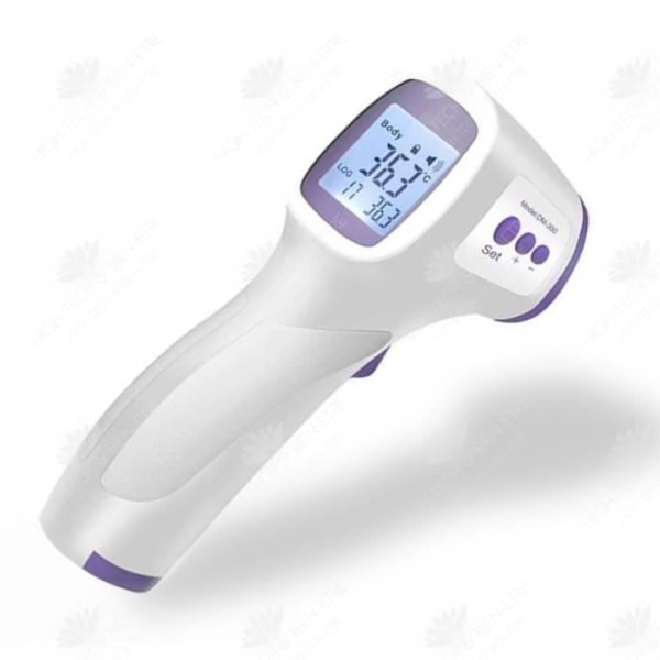 HTBE® Infrarød termometer pistol termometer front termometer med én knap til babyer uden kontakt
