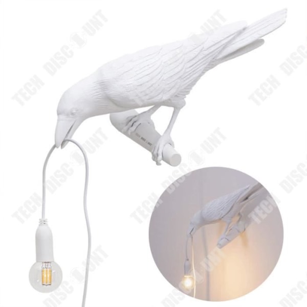 TD® Lucky bird vägglampa sovrum sängbord djur form fågel harts bordslampa personlighet kreativ dekoration