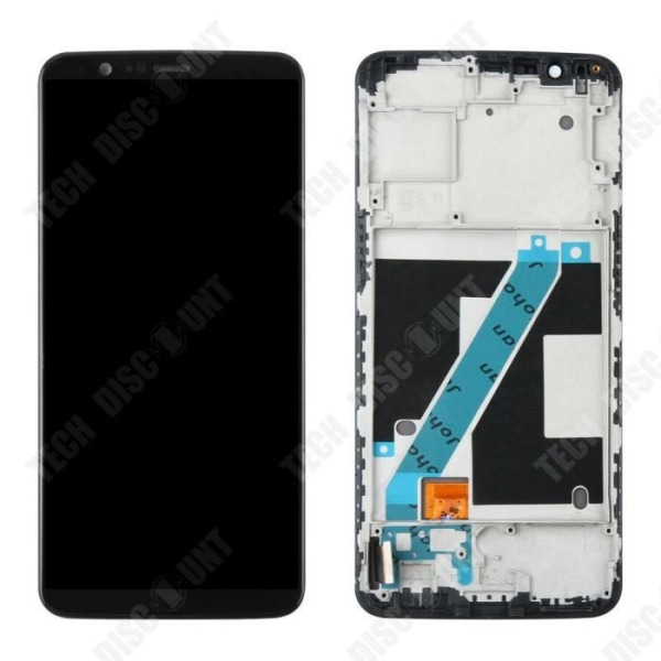 TD® Pour OnePlus 5T puhelimen näyttökokoonpano, kosketusnäyttö, sisä- ja ulkonäyttö, LCD-näyttö