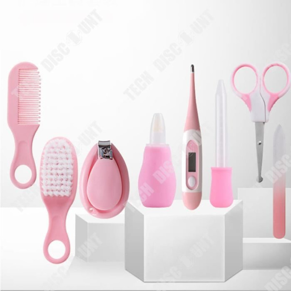 TD® Baby Nail Care Nail Clippers Scissors Nasal Aspirator Feeder Dropper Feeder Baby Nails Water Thermostat Set