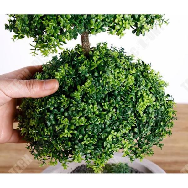 TD® Nordic falske grønne planter runde potteplanter til hjemmet indendørs stue dekoration stor simulering af jord potteplante pla