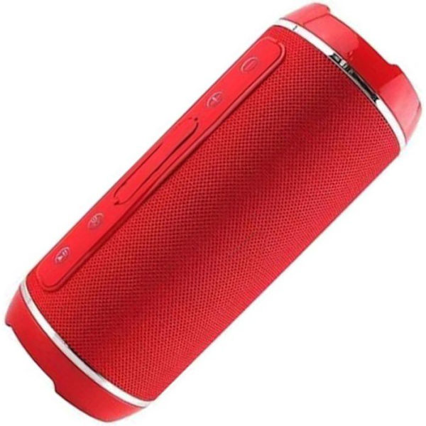 Kaksinkertainen särkymätön stereo subwoofer -baarin audio, pieni kaiutin, langaton bluetooth-kaiutin, punainen