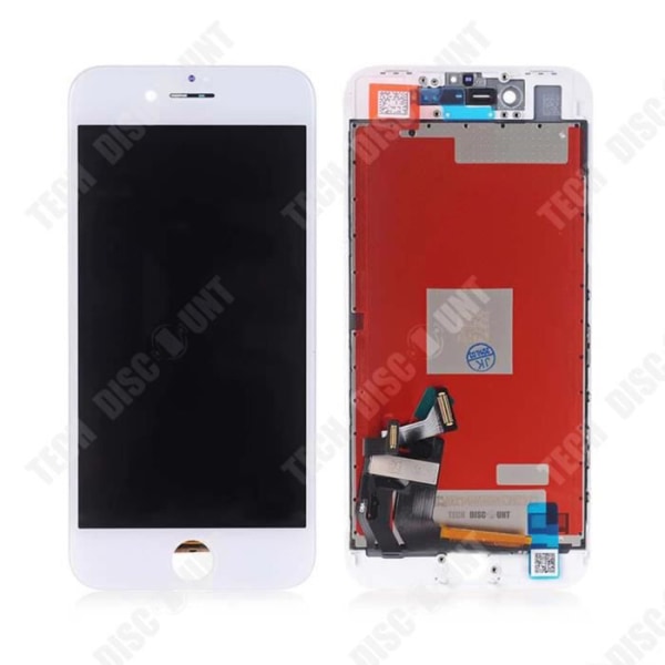 TD® Lämplig för iPhone 8 mobiltelefon vit skärm anti-fingeravtryck beröringskänslig yta