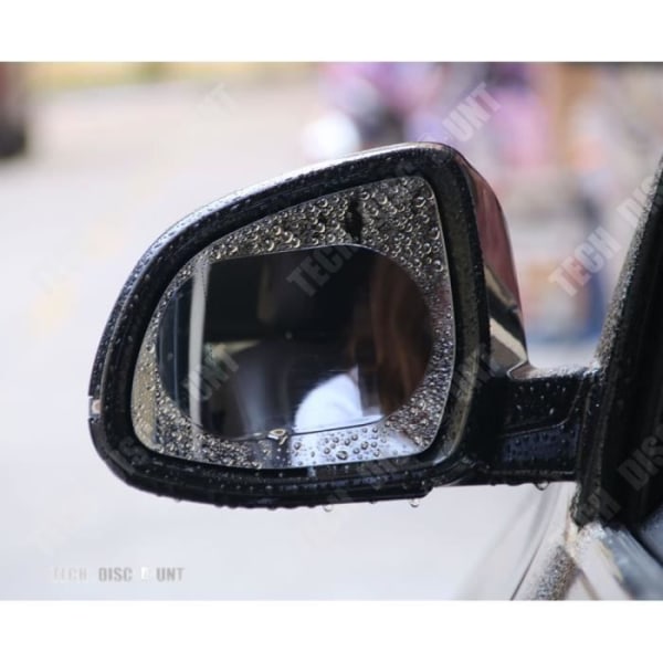 TD® Backspegelfilm anti-reflex bil regn vattentätt anti-dimma utomhusskydd transparent motorcykel lastbil säkerhet
