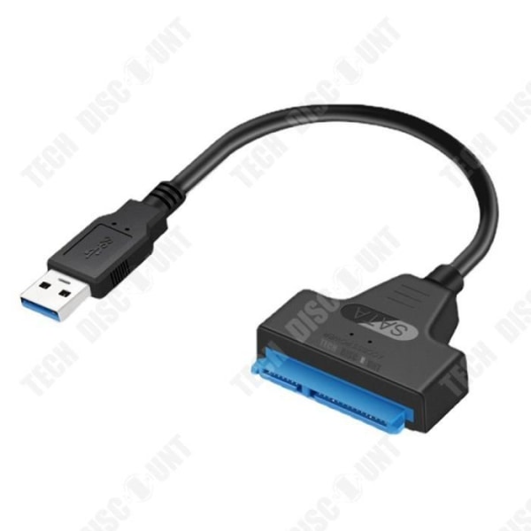 TD® Easy Drive-kabel USB till 2,5/3,5 tum SATA HDD hårddiskfri installation Plug and Play High Speed Transmission