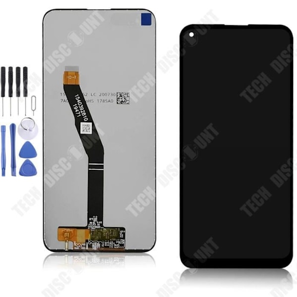 TD® Sopii Huawei Y7P: lle LCD-näyttö, kosketusnäyttö, sisäinen ja ulkoinen näyttö, integroitu matkapuhelimen näyttö.