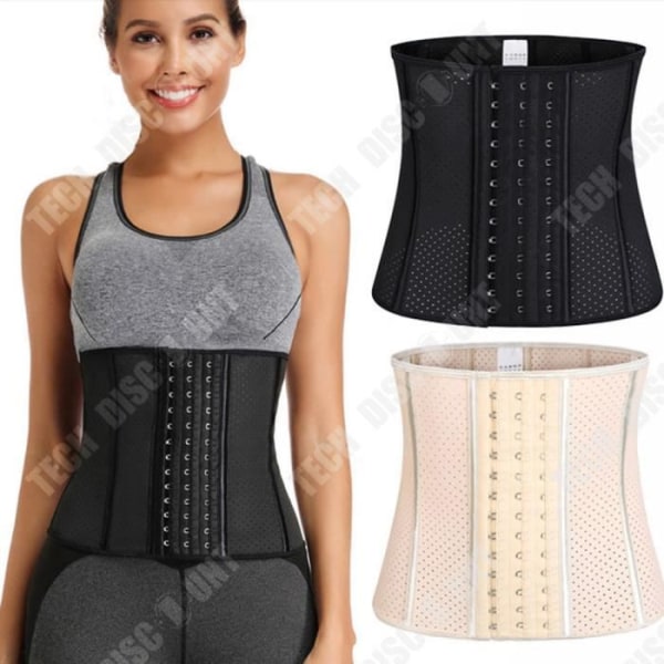 TD® Stålbälte Andas Mesh Gummi Korsett Sport Fitness Korsett Midjebälte