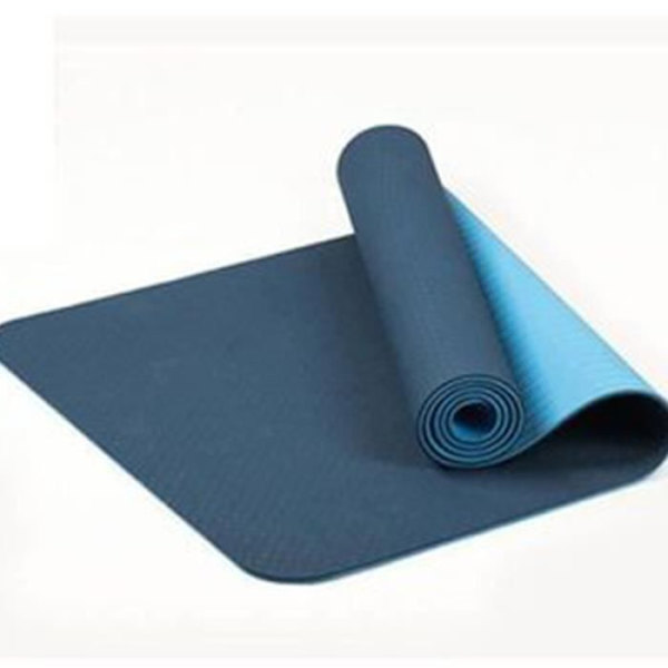 TD® Liukumaton Kaksivärinen TPE Joogamatto 6 Mm Urheilumatto Kuntosalimatto Kotikäyttöön Maksettuna 183X61Cm Bl