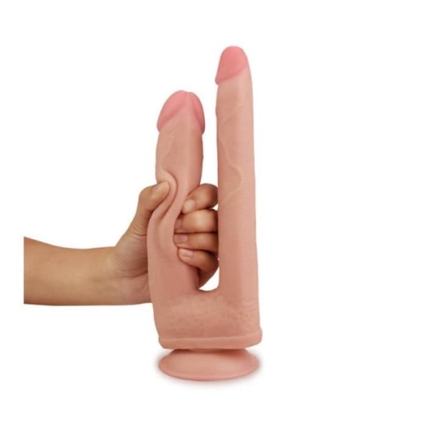 DUBBEL DILDO SkinLike Double Dildo 18 x 3,5 cm Love Toy