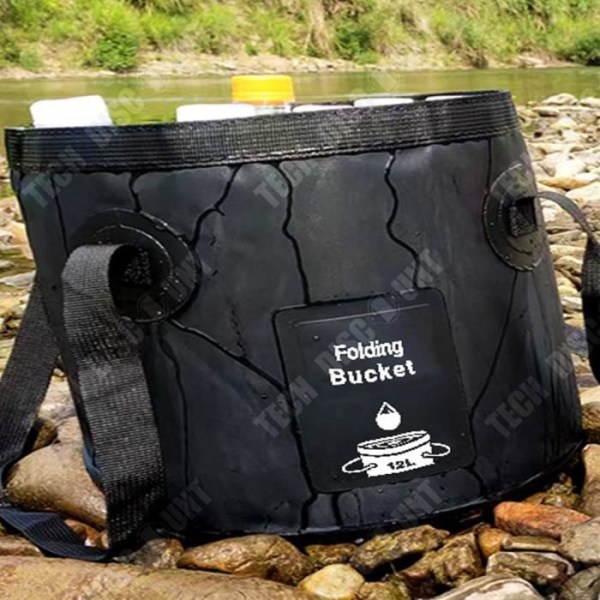 TD® Fiskehink Blötläggningshink Utomhusvikbar Bärbar Camping Picknickhink