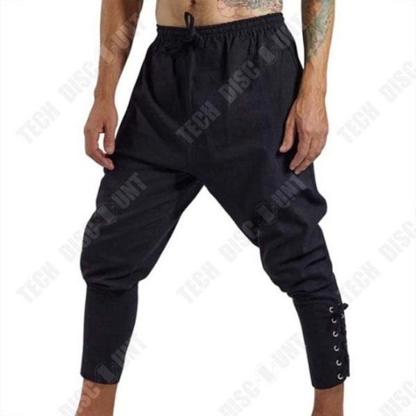 TD® Medeltida byxor för män Medium Cosplay kostym Halloween kostym