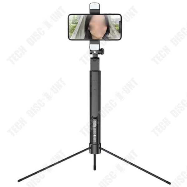 TD® Outdoor Selfie Stick Aluminiumlegering Stativ Selfie Stick 1,7 m Bluetooth Fjärrkontroll Fill Light Pho Stick