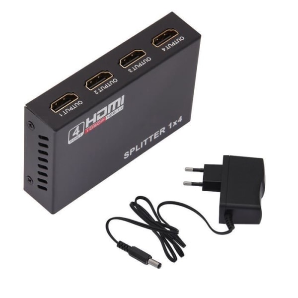 HDMI Splitter - TD® - Fyrdubbel - 1080p - 50 meter - 24-bitars djup färg