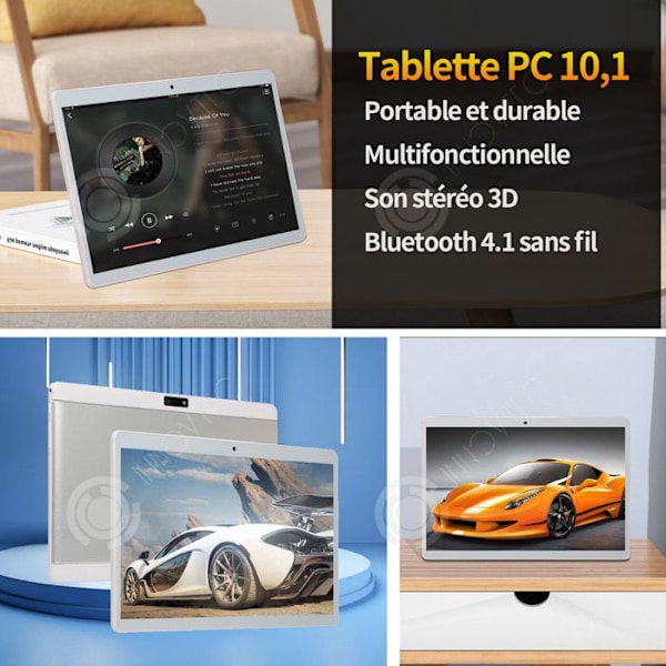 INN Tablet 10,1 tommer 8 megapixels kamera holdbarhed front dobbelt SIM tale processor octa-core bluetooth version