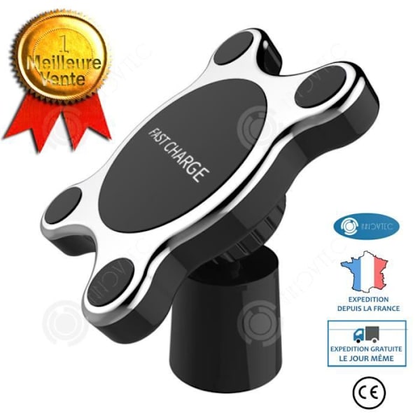 I® Langaton auton laturi iPhone12 Magneettinen langaton laturi Auton matkapuhelimen laturi