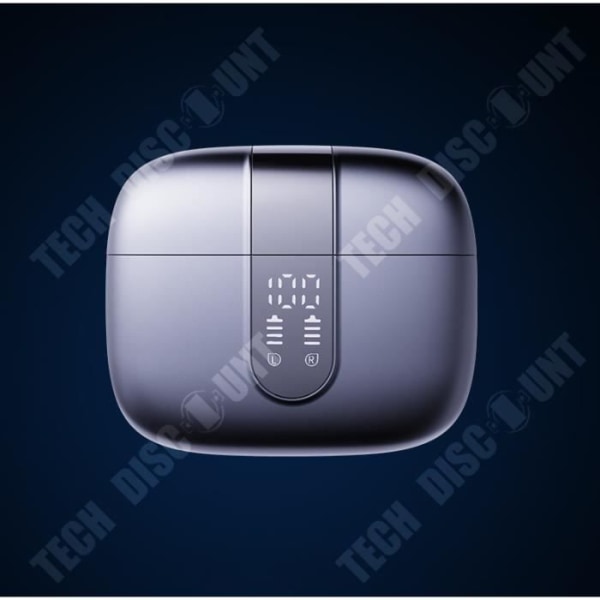 TD® Airoda 1536U Bluetooth-headset med digital batteri display, ørepropper, automatisk parring, trådløs Bluetooth-headset ca.