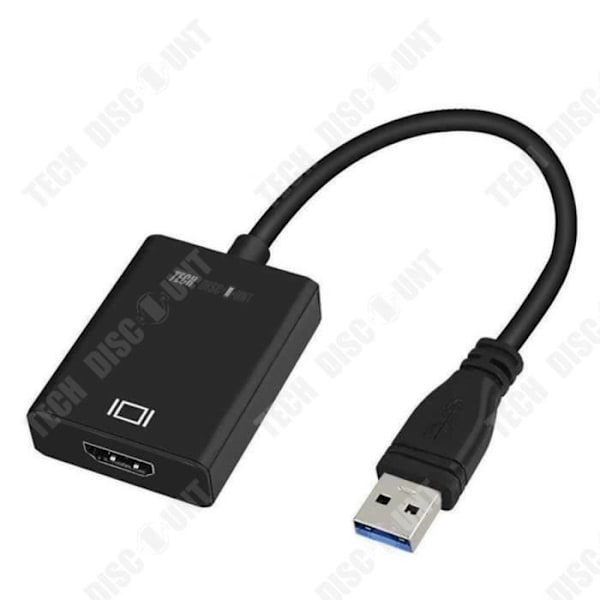 TD® USB3.0 till HDMI HD Converter Adapterkabel Stöder 1080P spelarelös HDMI Audio Sync