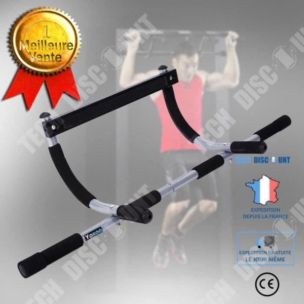 TD® multifunktionsjusterbar hängande horisontell stång för träning hemma/gym