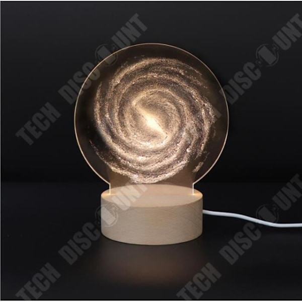 TD® Mælkevejen Akrilik Panel LED Jord 3D Kontor Natlys Gave