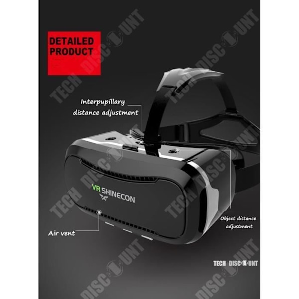 VR-kuulokkeet - Tech Discount - G04A - Puhelimelle - Musta