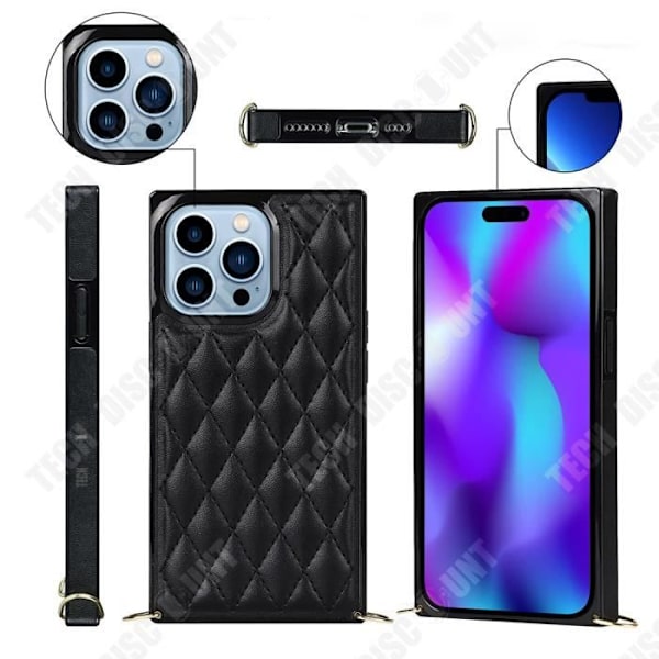 TD® Lynlås etui til iPhone 11 PRO Trådløs opladning Beskyttelse af høj kvalitet for objektivet Justerbar