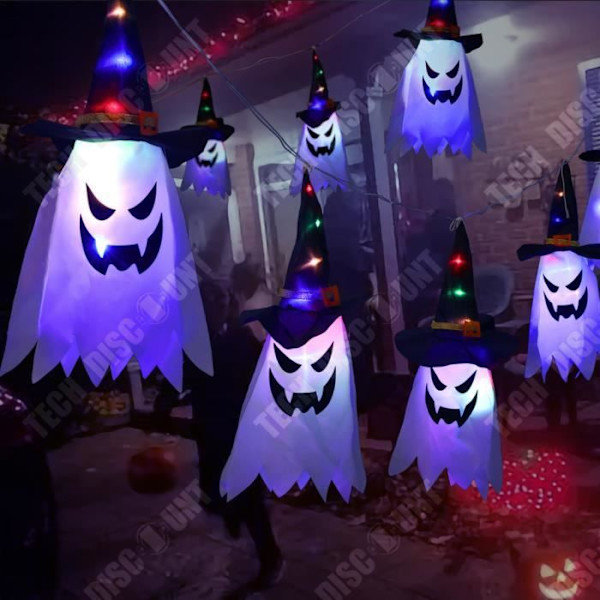 TD® LED-kangastäyte valoköynnös Halloweeniksi, koristevalot, lomajärjestely, lyhdyt, kummituskangas.