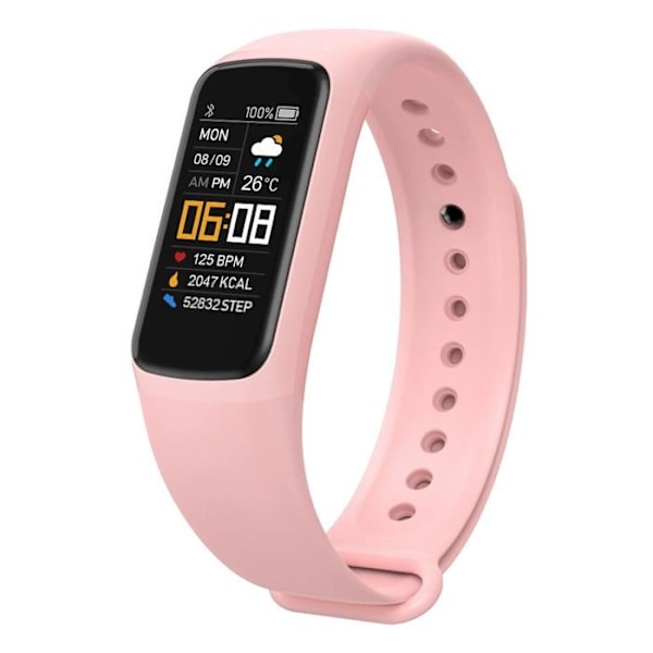 TD® ID115 Smart Bracelet Fitness Tracker Skridttæller Aktivitetsmonitor Armbånd til iPhone Android lyserød