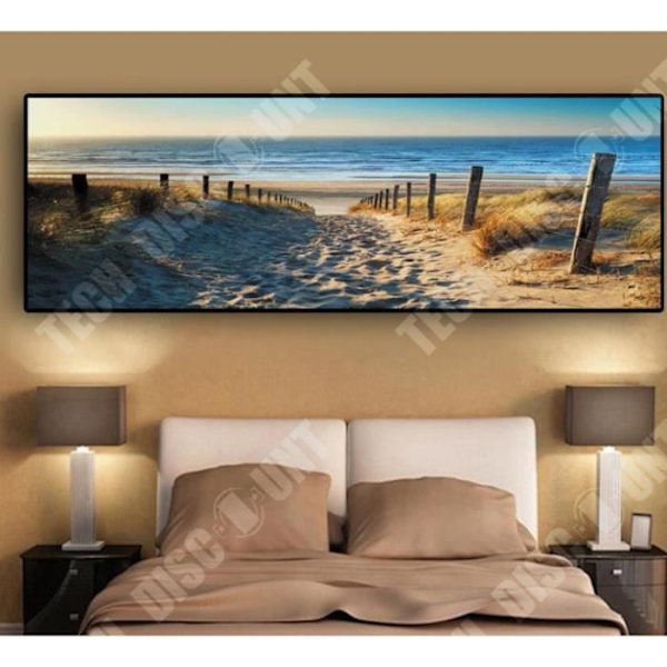 TD® Toile Moderni Tulostus Oseaani Ranta Meeritie Kotitilaus Seinä 30x90cm