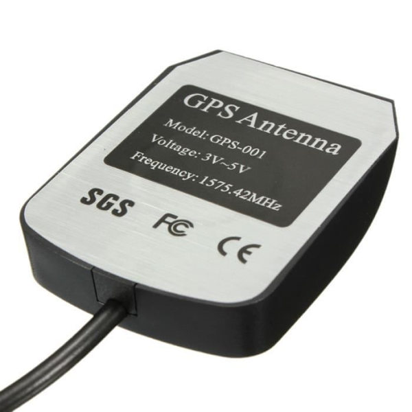 GPS Antenne - NEUFU - SMA Model - 3M Kabel - Frekvens 1575.42MHz - Cirkulær Polarisation Svart