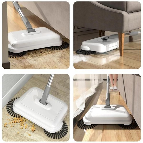 TD® Home Sweep Sladdlös Home Broom Big Power Snabb Ren Damm Rengöring Dammsug Hushållsmanual
