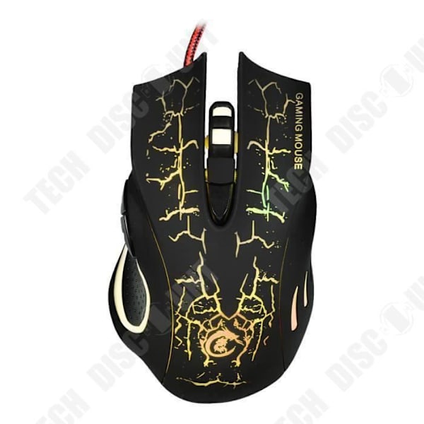 TD® Pelikonsoli ja Hiiri LED-valaistus ergonomia multimedia-reagointinäppäimet liukumatonta optimointia pelikokemukseen