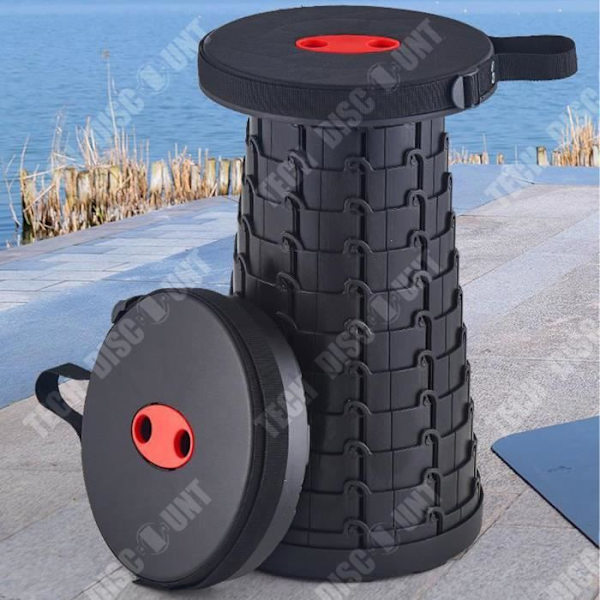 TD® Outdoor Portable Justerbar Infällbar hopfällbar pall Inbyggd fiskeutrustning Kudde förvaring Plast Enkel stil