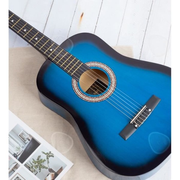 CONFO® 39 tum klassisk gitarr rundad akustisk gitarr musikinstrument jita