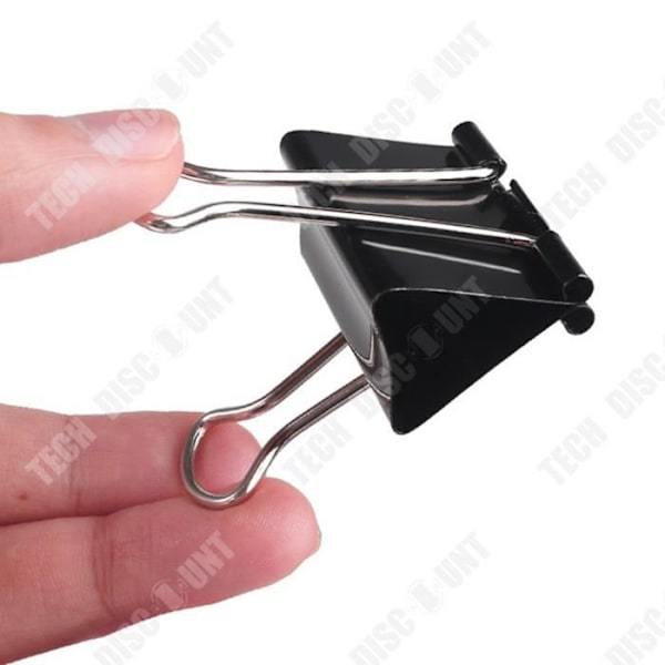 TD® 48 stk Mini Papir Klips Binder Clips i metal 25mm - Papir fastgørelsesklips