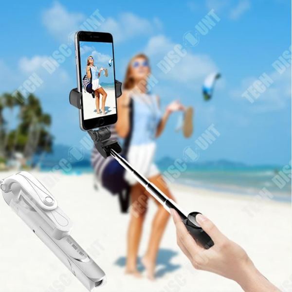 TD® Selfie-stang til Samsung iPhone telefonholder tripod til mobilen fotos forlængbar justerbar teleskopisk bluetooth